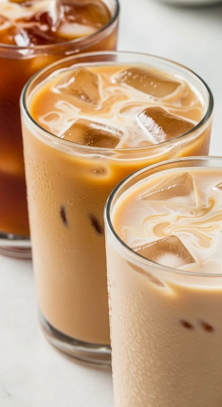 Comparison of chai latte strengths based on color intensity