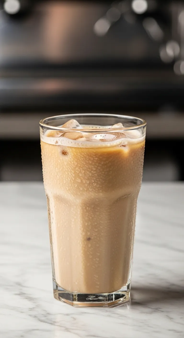 Keto friendly sugar free smooth 7 iced coffee with white chocolate and irish cream