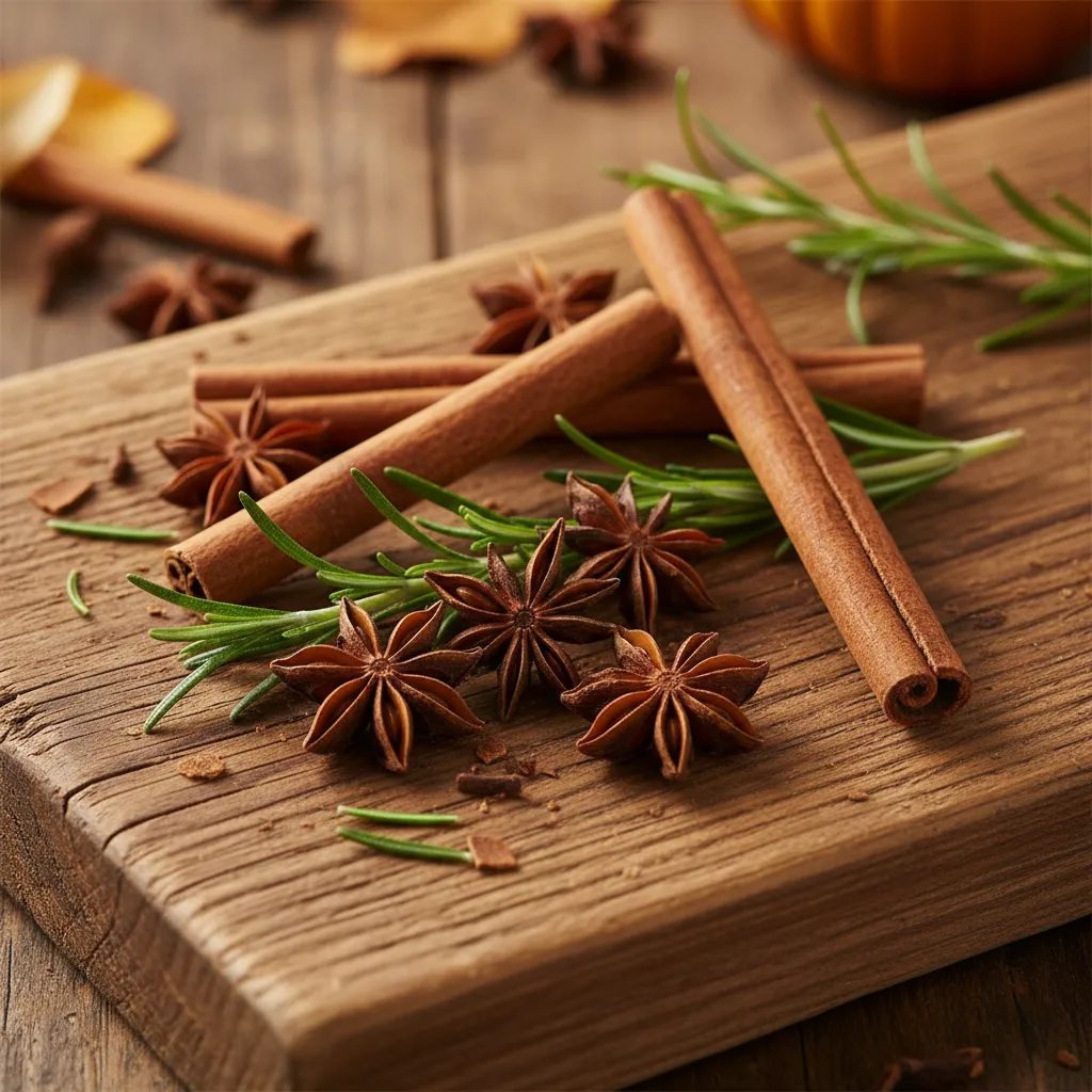 Star anise and cinnamon sticks for Thanksgiving punch